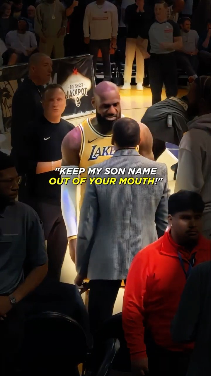 LeBron had enough of him ☠️