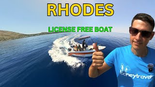 Renting a License Free Boat in Rhodes | Rhodos | Rodos | Greece