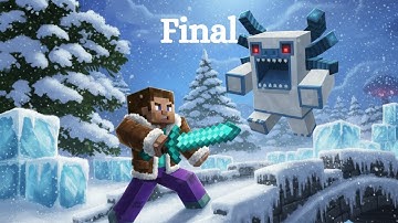 Minecraft Fight against Twilight Forest Yeti Cave Final