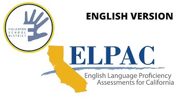 ELPAC For FSD Families (English Version)