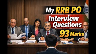 My Actual Interview Leaked - 90+ Marks | RRB PO Interview | Exactly What They Asked