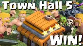 Clash of Clans Town Hall 5 Defense / Attack Strategy / War Bases - Let's Play #4