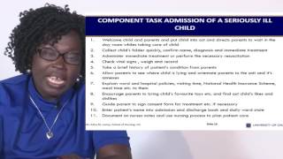 NURS 245: Nursing Practical II - SESSION 3: - ADMISSION AND DISCHARGE