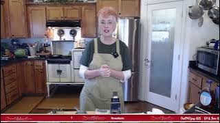 Vitunguu kata 5mm nene, marinated na 1/3 m mbegu seasoning na 1/3 m pilipili.