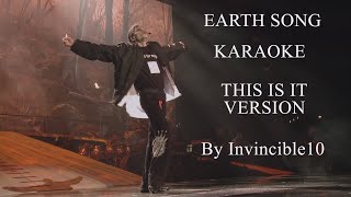 Earth Song (Karaoke) This Is It Version Michael Jackson