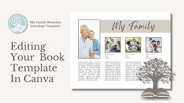 Tips for Editing Your My Family Branches Canva Family History Book
