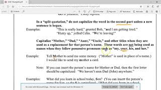 Language Lesson 3 Capitalization Rules
