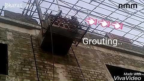 Grouting process