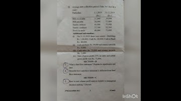 MANAGEMENT ACCOUNTING | QUESTION PAPER | SEM - 5