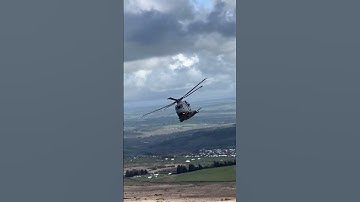 UK Merlin Helicopter FlyBy #aviation #uk #helicopter #airforce #military #pilot #shorts #fyp #guys