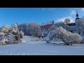 СНЕГ ПУШИСТЫЙ УКРАСИЛ город.Таллинн, Эстония (4К) #winter #snow #estonia #tallinn