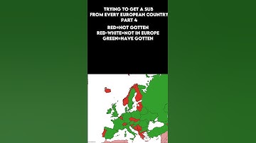 Trying to get a sub from every European country Part 4 #shorts #mapedit #subscribe