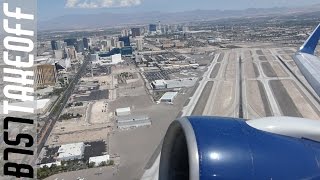 Delta Air Lines Boeing B757-200 takeoff from Las Vegas *757 engine noise*