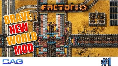 Factorio meets Real time Strategy!   ||  BRAVE New World!  ||  Factorio part 1