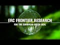 Frontier research for the european green deal