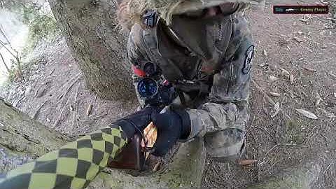 Guy Using $1250 REAL CS:GO AWP Dragon Lore and Glock Fade in Airsoft War