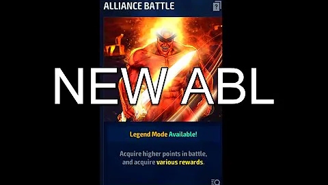 New alliance battle legend mode