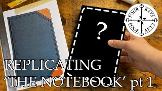 Replicating 'The Notebook' Part 1: Planning, Folding Signatures, Cutting Boards, Sewing and Trimming