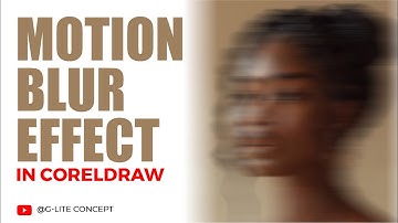 How to Create Realistic Motion Blur Effect in CorelDRAW | Make Your Designs Move