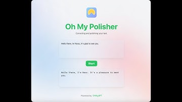 Deploy ChatGPT-based web app to Vercel with OhMyGPT in minutes.