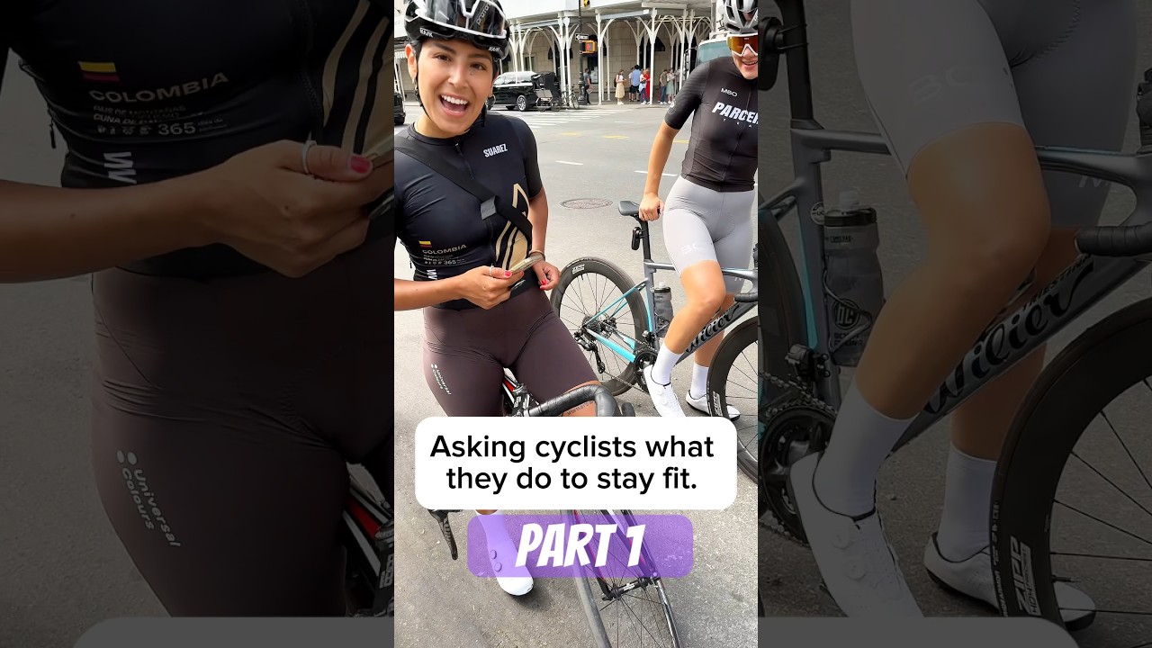Part 1: Asking fit bikers what they do to stay fit. #cycling #girlswholift #workout #fitness