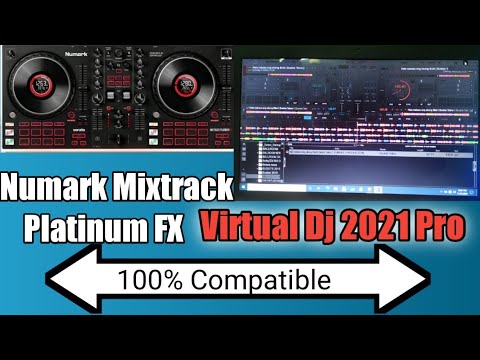 Numark Mixtrack Platinum Fx Connected To Virtual Dj 2021 Pro