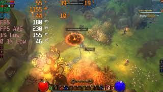 1080p High, Torchlight 2  I7-10700, RTX 2070 Super 3000Mhz 16GB, FPS Average Benchmark Shadowplay