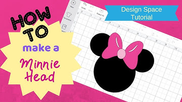 How to Make a Minnie Head | Weld | Disney | Cricut Design Space Beginner