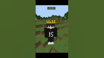Minecraft but if I touch a random block I die......#minecraft #shorts