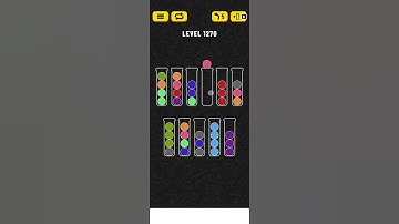 Ball sort puzzle level 1270 #ballsortpuzzle
