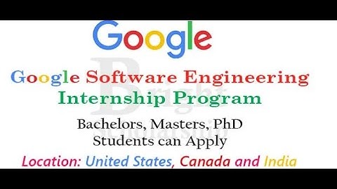 Google Software Engineering Intern 2023-24 (Paid) | Google Software Internship