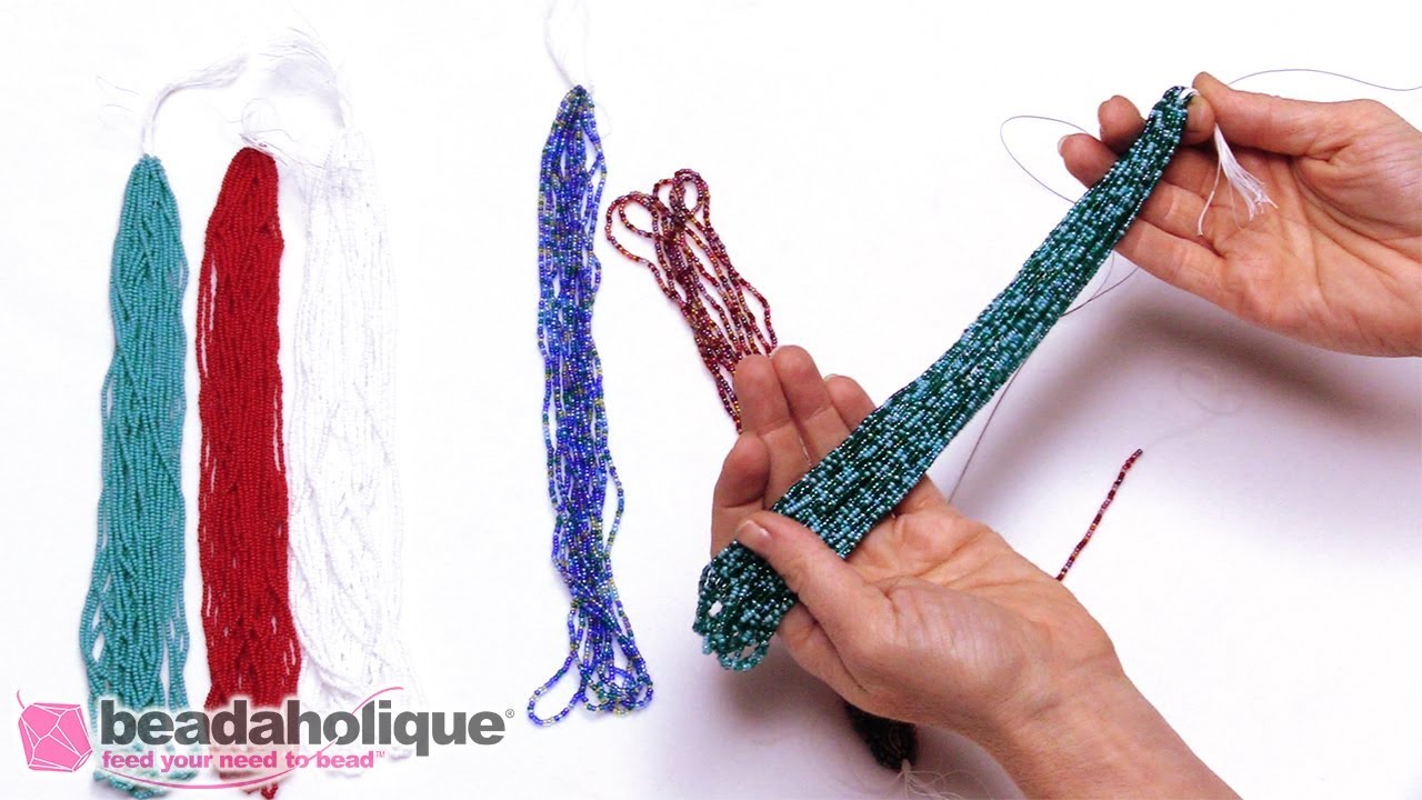 Quick Tip: How to Restring a Hank of Seed Beads 