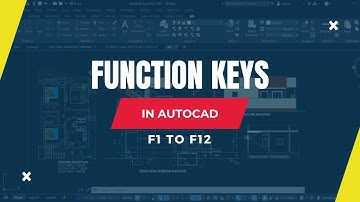 Function Keys in AutoCAD | AutoCAD Tutorial