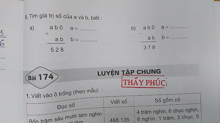 Giải bài tập toán lớp 4 tập 2 bài 173 năm 2024