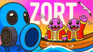 картинка: ВЫЖИВАНИЕ НА ПЛОТУ И МОРСКОЕ ЧУДОВИЩЕ (ZORT - 3 ЭПИЗОД)
