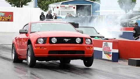 Edward Pierce goes 5.86 in his 3v Mustang!!!!!