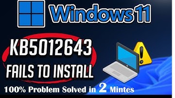 How to FIX Windows Update kb5013943 Not Installing Windows 11 | How to Fix kb5013943 Not Installing