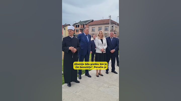 Dodik: Rušenje džamija je bio čin bezumlja #buka #dodik #dzamija#banjaluka #sarajevo
