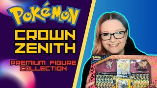 OPENING MORE POKEMON CROWN ZENITH PREMIUM SHINY ZAMAZENTA COLLECTION!