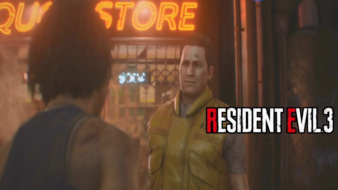 (RE3R) Resident Evil 3 Remake I Brad Vickers Character Intro Cutscene I Cinematic