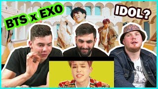 NON KPOP FANS REACT TO BTS and EXO | Русские парни реагируют на к-поп | BAH