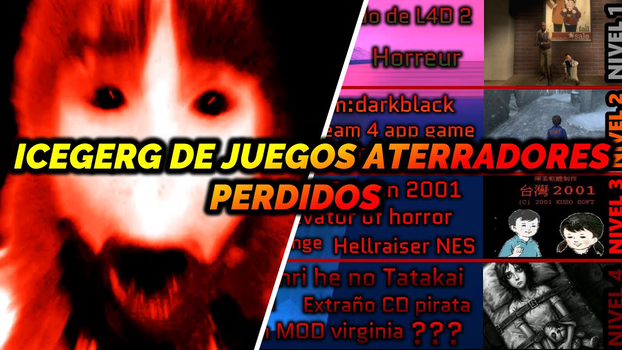 Iceberg de videojuegos aterradores que están perdidos