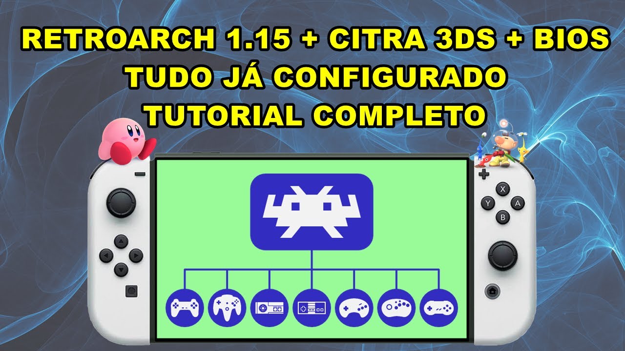 Retroarch + Citra 3DS + Bios Já Configurado - Nintendo Switch ( Software ou  Mod Chip ) 