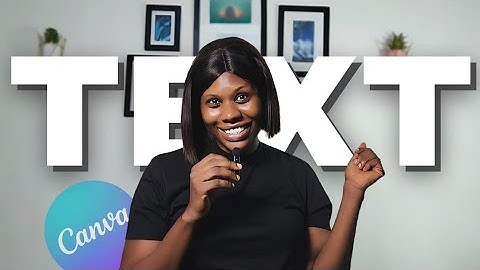 Text Behind Person Effect on Video/Image - Canva Editing Tutorial