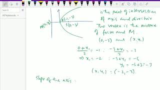 Co ordinate geometry : - ( Parabola ; Solving problem ) - 90.