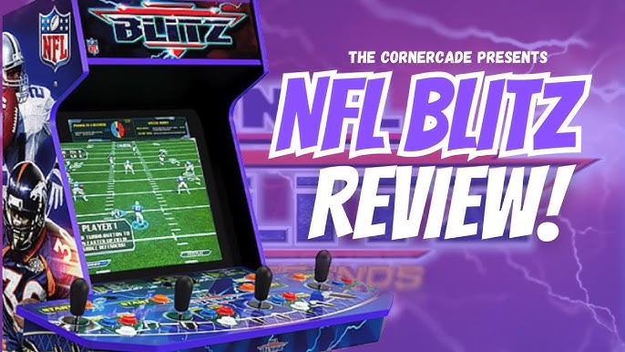  Arcade1Up NFL Blitz Legends Arcade Machine - 4 Player, 5-foot  tall full-size stand-up game for home with WiFi for online multiplayer,  leaderboards, and a light-up marquee : Toys & Games