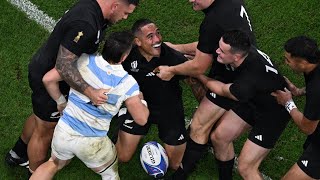 Coupe du monde de rugby : face aux Pumas, les All Blacks s'offrent sans forcer une place en finale