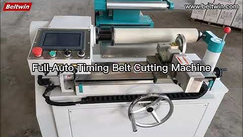 Automatic Timing Belt Cutting Slitter (Function and Operation)