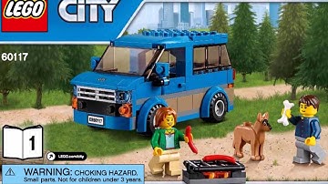 LEGO CITY Van & Caravan 60117 Instructions DIY Book 1