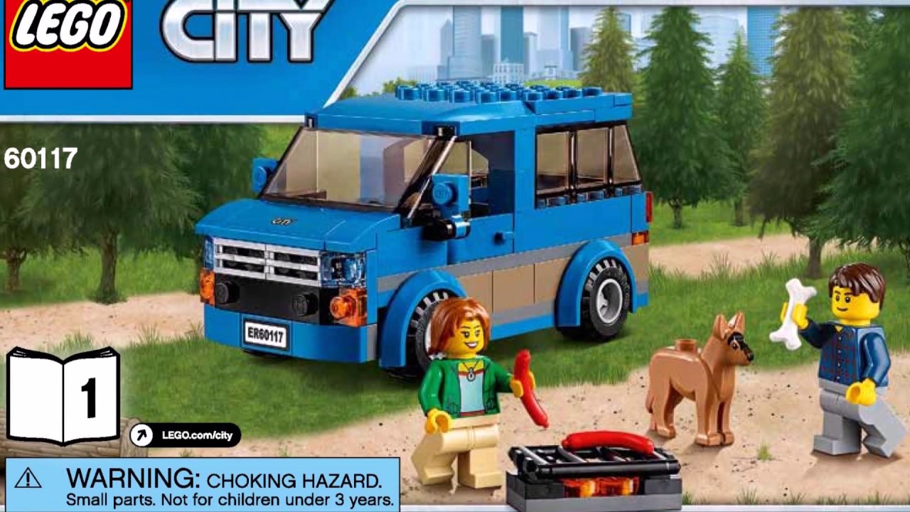 lego city van and caravan